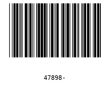Bar code, type 39 47898