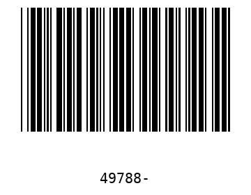 Bar code, type 39 49788