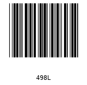 Bar code, type 39 498