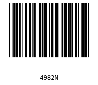Bar code, type 39 4982
