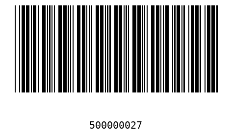 Bar code, type 39 50000002