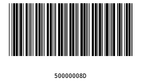 Bar code, type 39 50000008