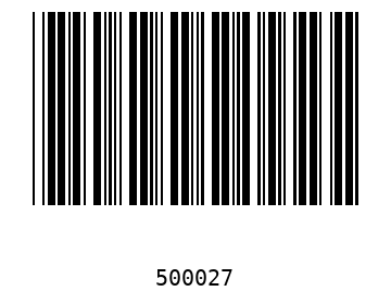Bar code, type 39 50002