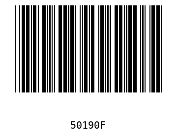 Bar code, type 39 50190