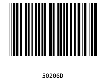 Bar code, type 39 50206
