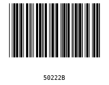 Bar code, type 39 50222