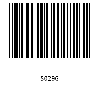 Bar code, type 39 5029