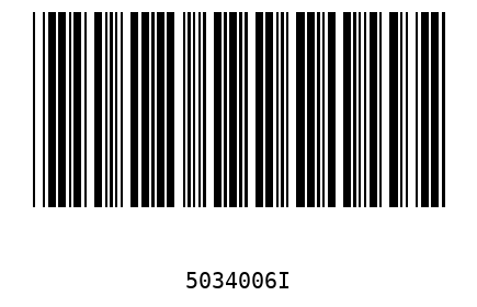 Bar code, type 39 5034006