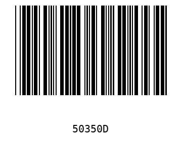 Bar code, type 39 50350