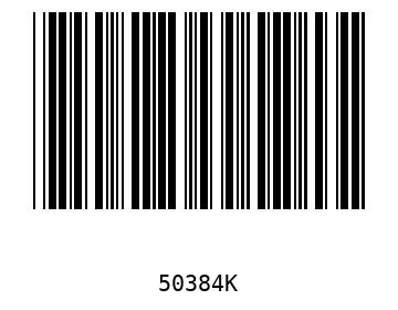 Bar code, type 39 50384