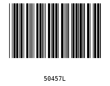 Bar code, type 39 50457