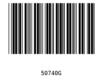 Bar code, type 39 50740