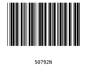 Bar code, type 39 50792