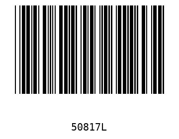 Bar code, type 39 50817