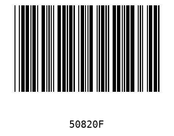 Bar code, type 39 50820