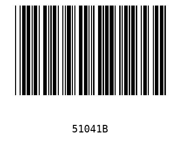 Bar code, type 39 51041