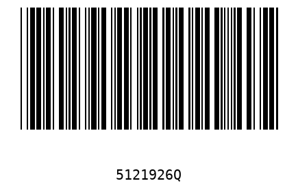 Bar code, type 39 5121926