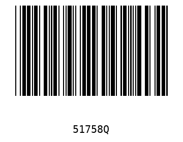 Bar code, type 39 51758