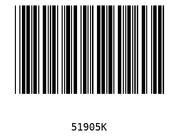 Bar code, type 39 51905