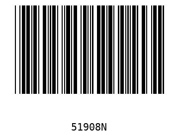 Bar code, type 39 51908