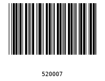 Bar code, type 39 52000