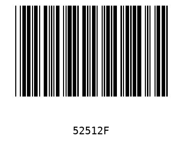 Bar code, type 39 52512