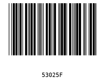 Bar code, type 39 53025
