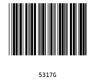 Bar code, type 39 5317