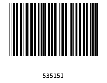 Bar code, type 39 53515