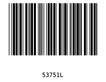 Bar code, type 39 53751