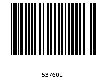 Bar code, type 39 53760