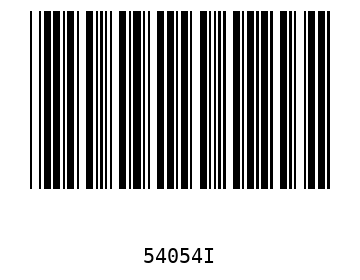 Bar code, type 39 54054