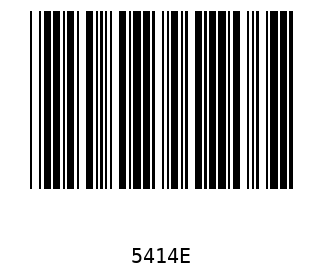 Bar code, type 39 5414