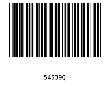 Bar code, type 39 54539