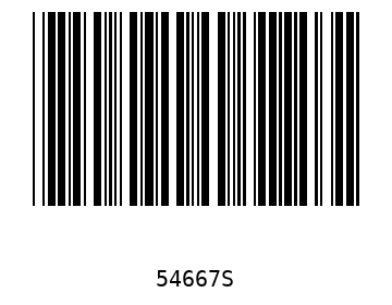 Bar code, type 39 54667