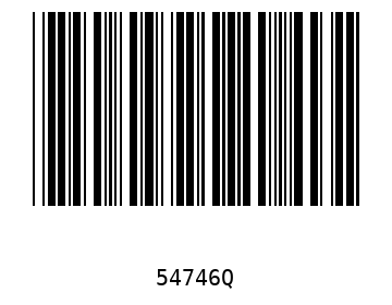 Bar code, type 39 54746
