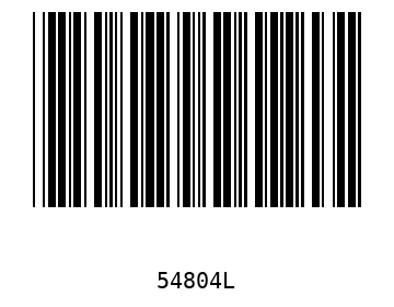 Bar code, type 39 54804
