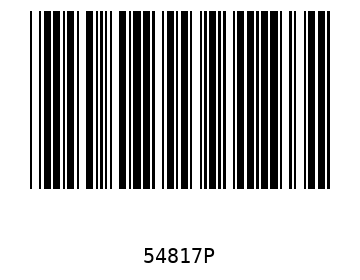 Bar code, type 39 54817