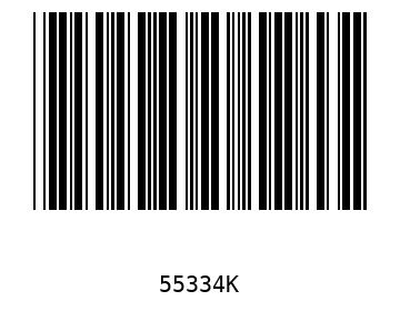 Bar code, type 39 55334