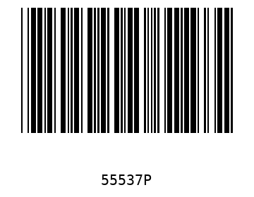 Bar code, type 39 55537