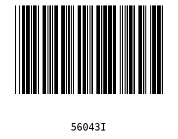 Bar code, type 39 56043