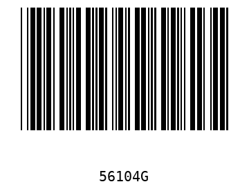 Bar code, type 39 56104