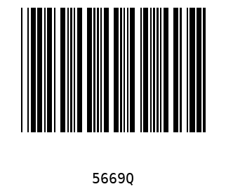 Bar code, type 39 5669