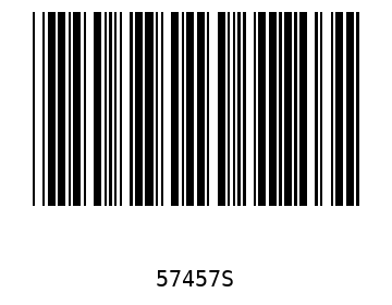 Bar code, type 39 57457