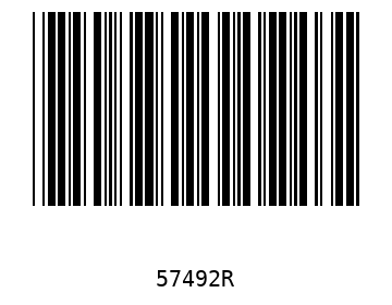 Bar code, type 39 57492