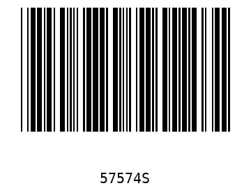 Bar code, type 39 57574