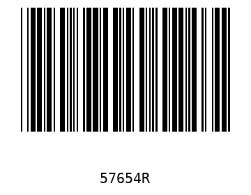 Bar code, type 39 57654