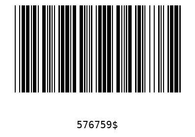Bar code, type 39 576759