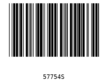 Bar code, type 39 57754