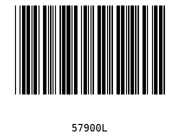 Bar code, type 39 57900